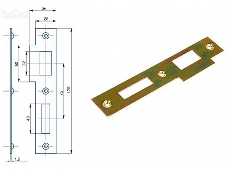 Protiplech K-183 2/2 BZn''L'' 72mm