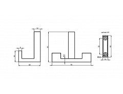 NOEL věšák velký Ni-broušený