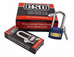 Visací zámek Fe 38mm 3kl. LS ESO SU (026619)