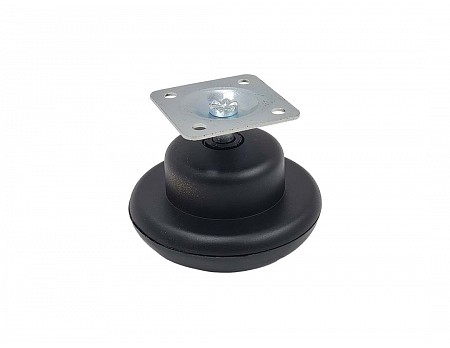 Kluzák s plotýnkou C65 ČERNÝ MAT (45kg)výška 45 mm