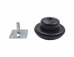 Kluzák s plotýnkou C65 ČERNÝ MAT (45kg)výška 45 mm