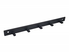 PATRIK věšák 5 háček ČERNÝ MAT 210x15 mm