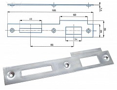 Protiplech BZn 2/2 ''P'' rovný