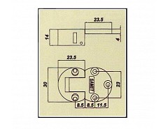 SAMET NK 522''PR'' závěs BÍLÝ/starý 105014