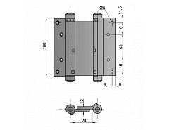 Pružinový závěs 100ms "AKČNÍ CENA BEZ SLEVY"