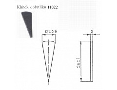 11022 klínek k obrt.sur.