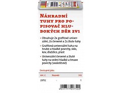 Náhradní tuhy pro popisovač hlubokých děr, BALLISTOL 29752