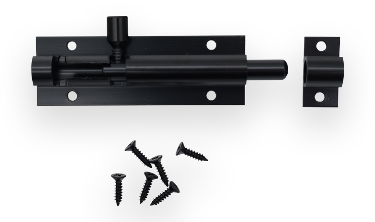 Zástrč celo-hliníková ČERNÁ