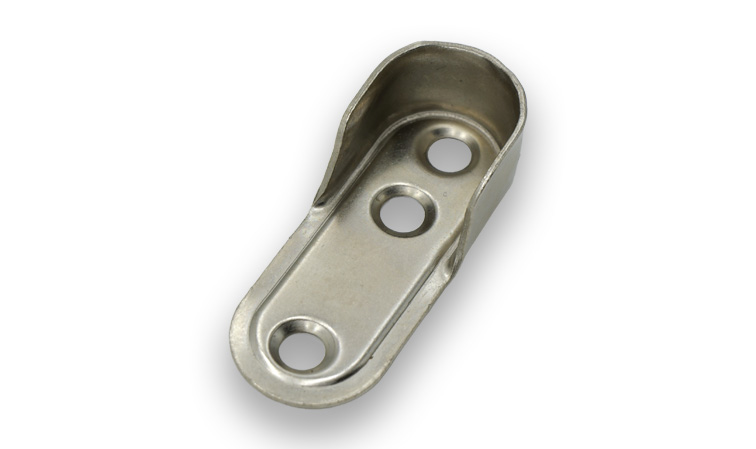 Držák tyče ovál boční uchycení (ocel)